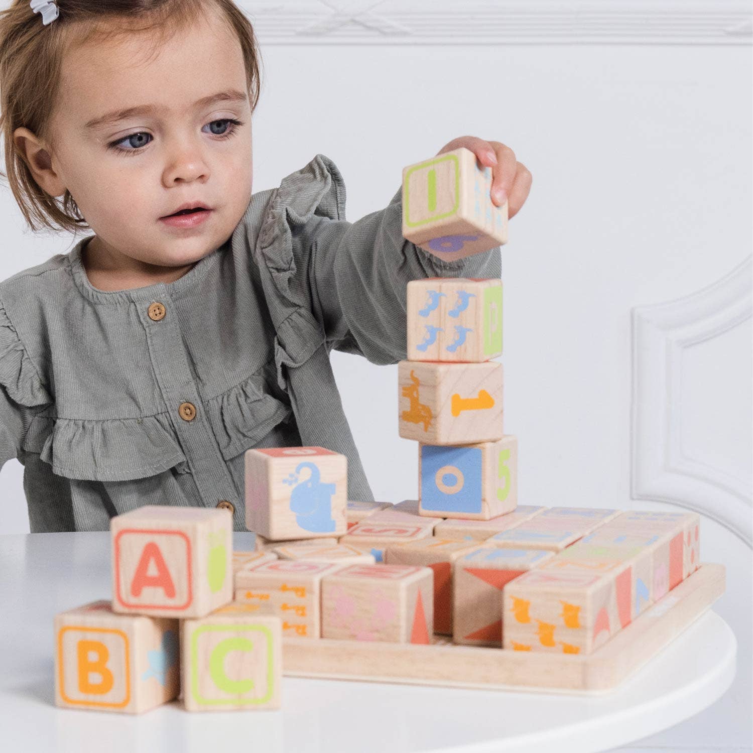 ABC Wooden Learning Blocks - Letters, Numbers & Phonics - Image 7