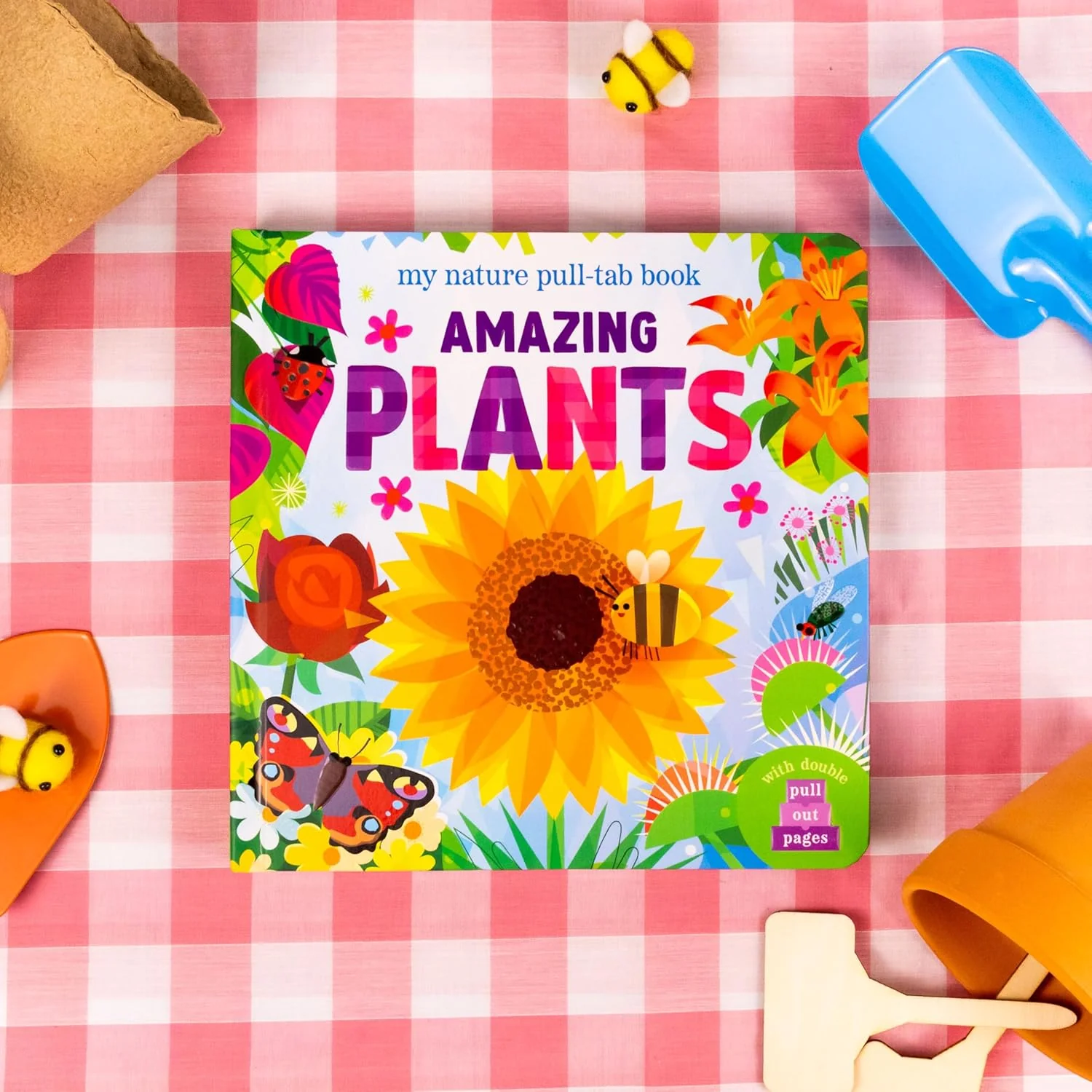 Amazing Plants: My Nature Pull-Tab Board Book - Image 3