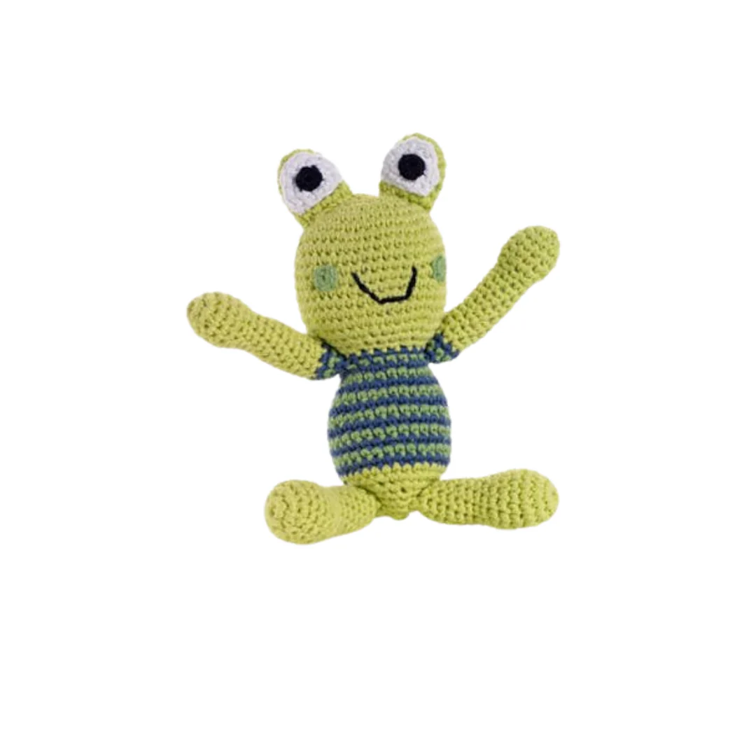 Crochet Frog Rattle