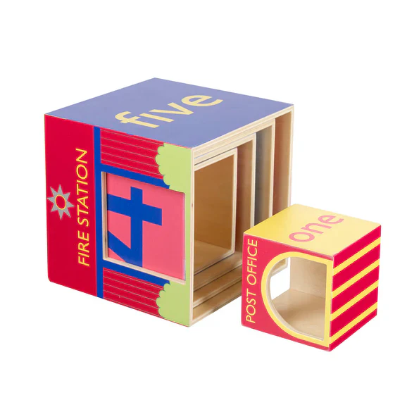 Emergency Services Wooden Stacking Cubes - Image 6