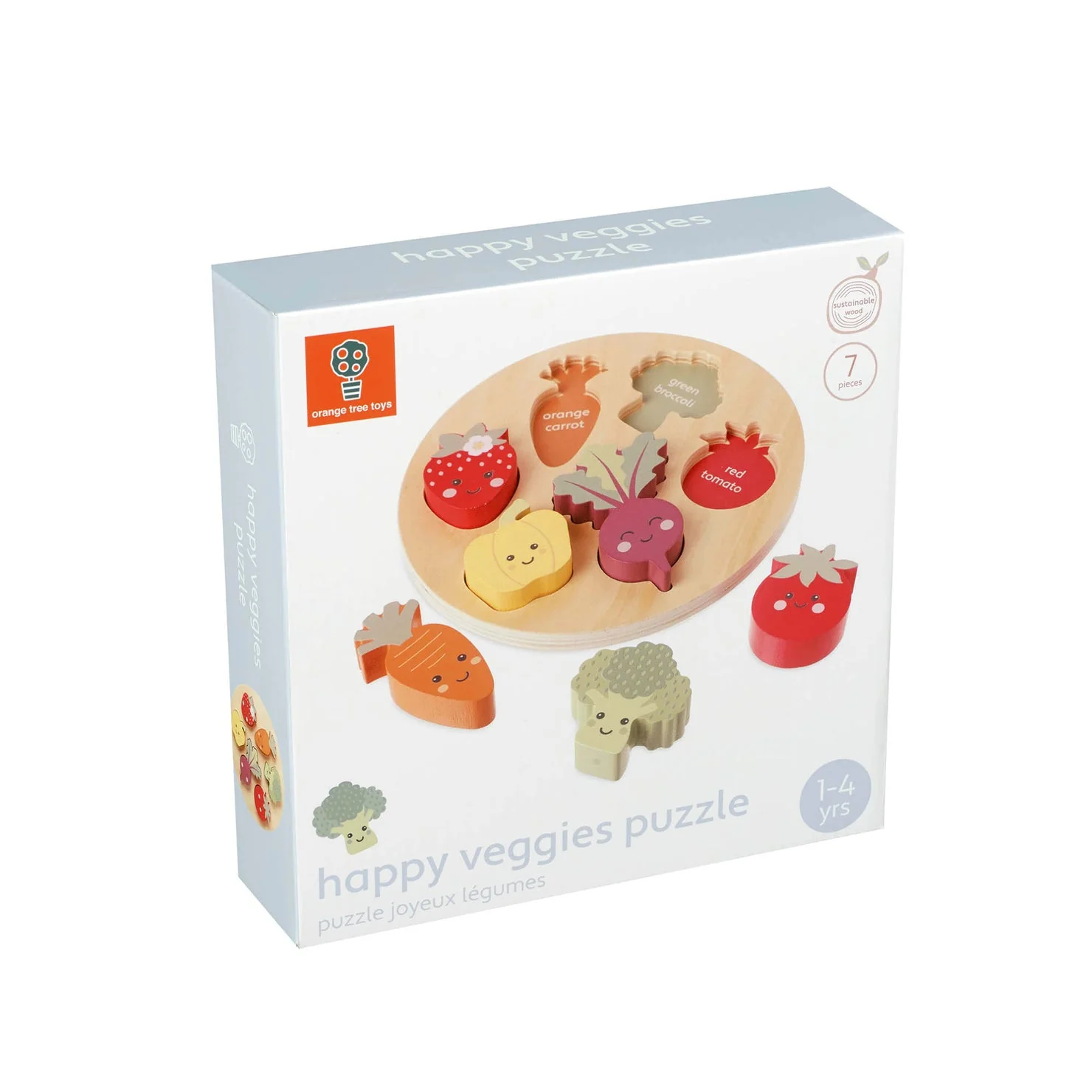 Happy Veggies Wooden Puzzle - Image 5