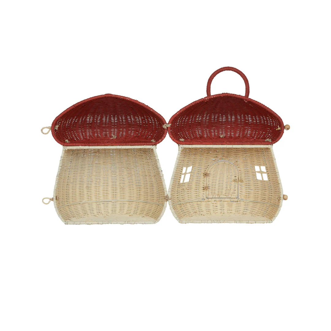 Olli Ella Mushroom Doll House - Red - Image 3
