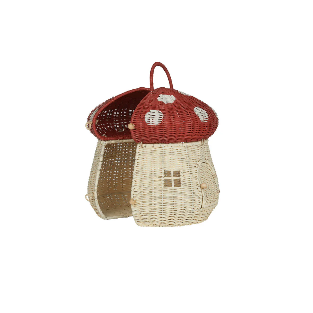 Olli Ella Mushroom Doll House - Red - Image 4