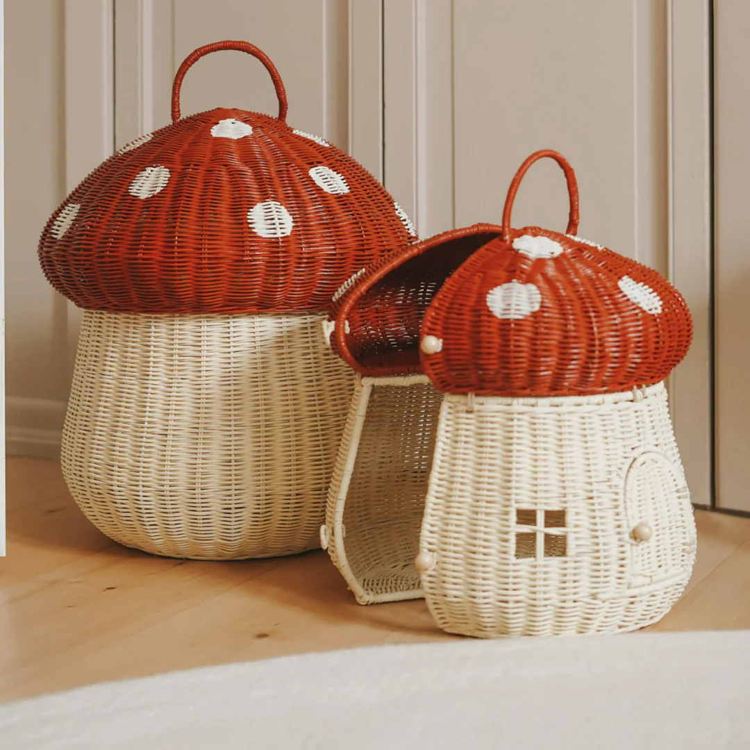 Olli Ella Mushroom Doll House - Red - Image 6