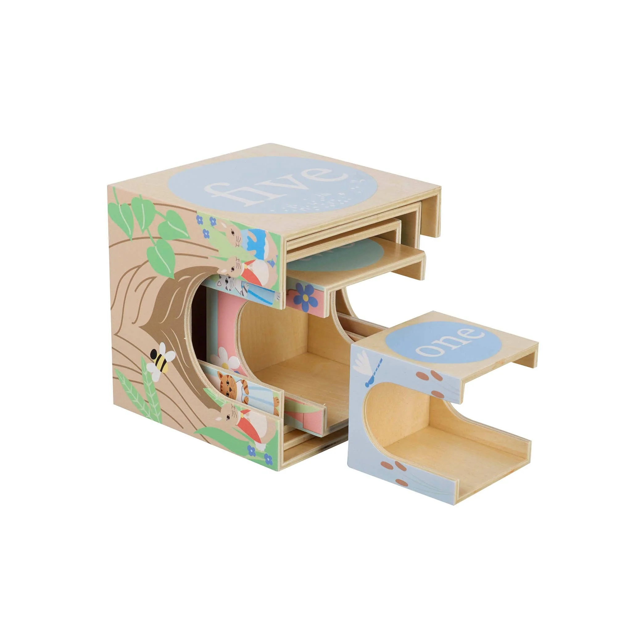 Peter Rabbit™ Wooden Stacking Cubes - Image 3