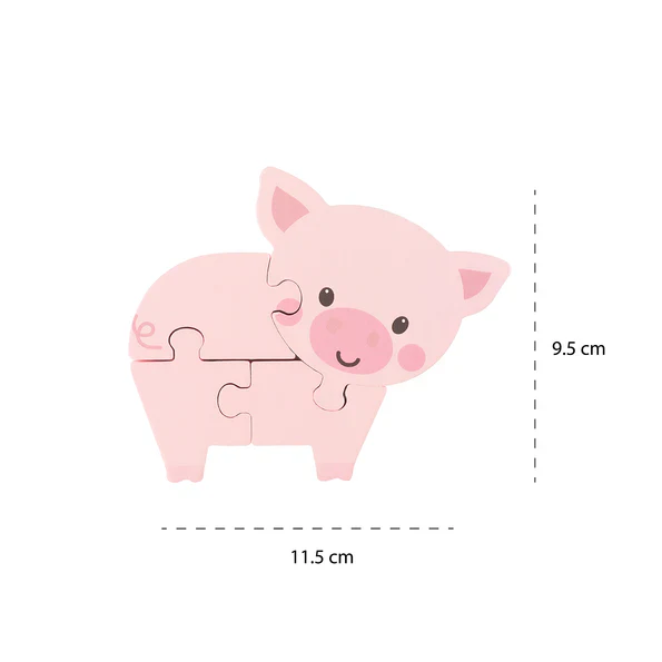 Pig Wooden Puzzle - Image 4