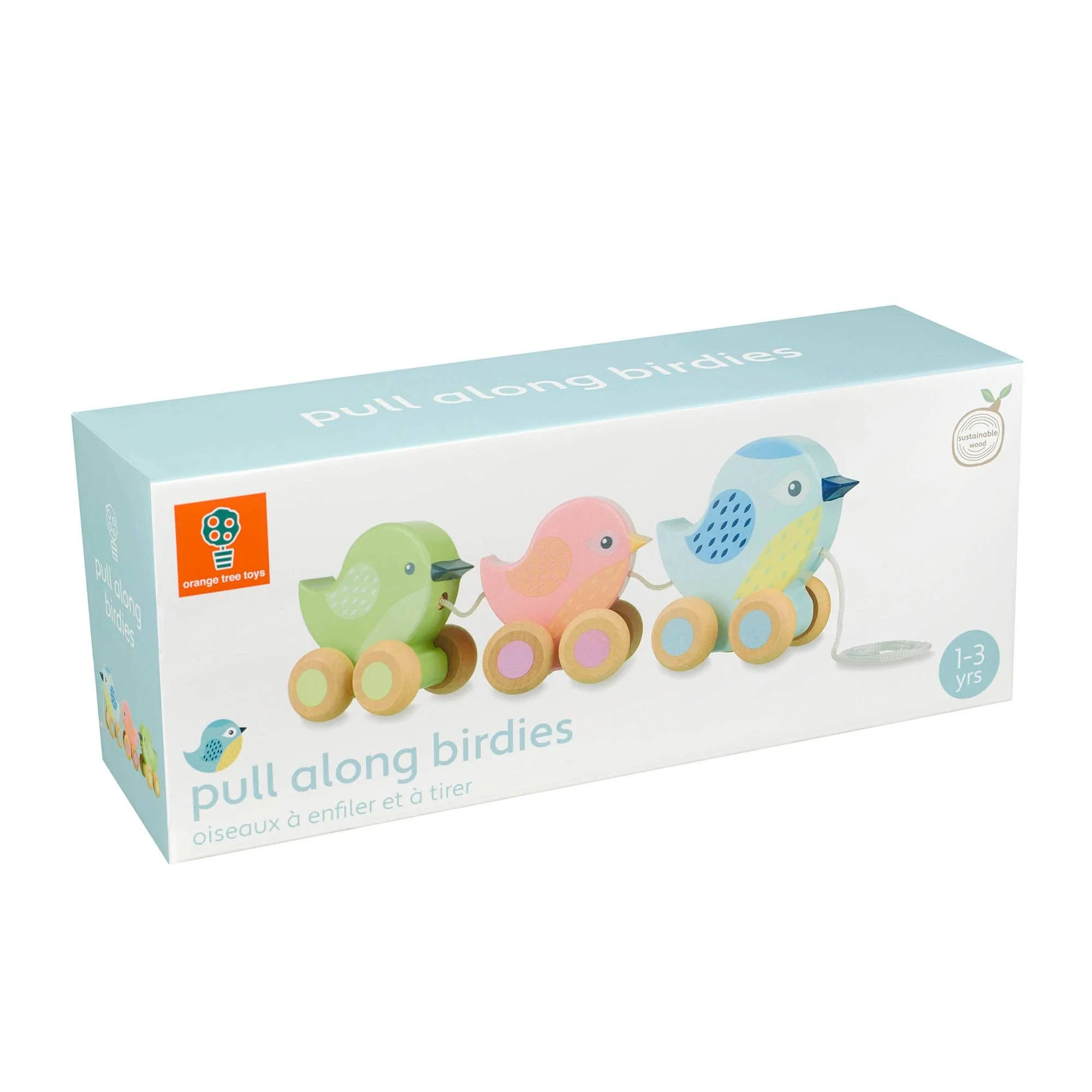Pull Along Wooden Birdies - Image 6