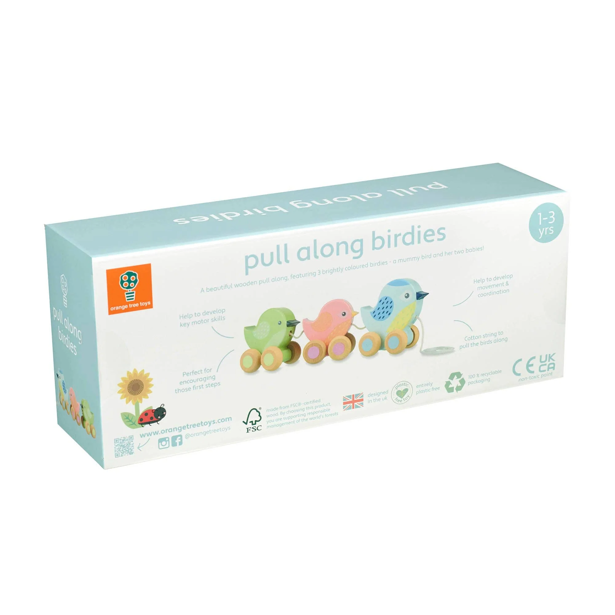 Pull Along Wooden Birdies - Image 7