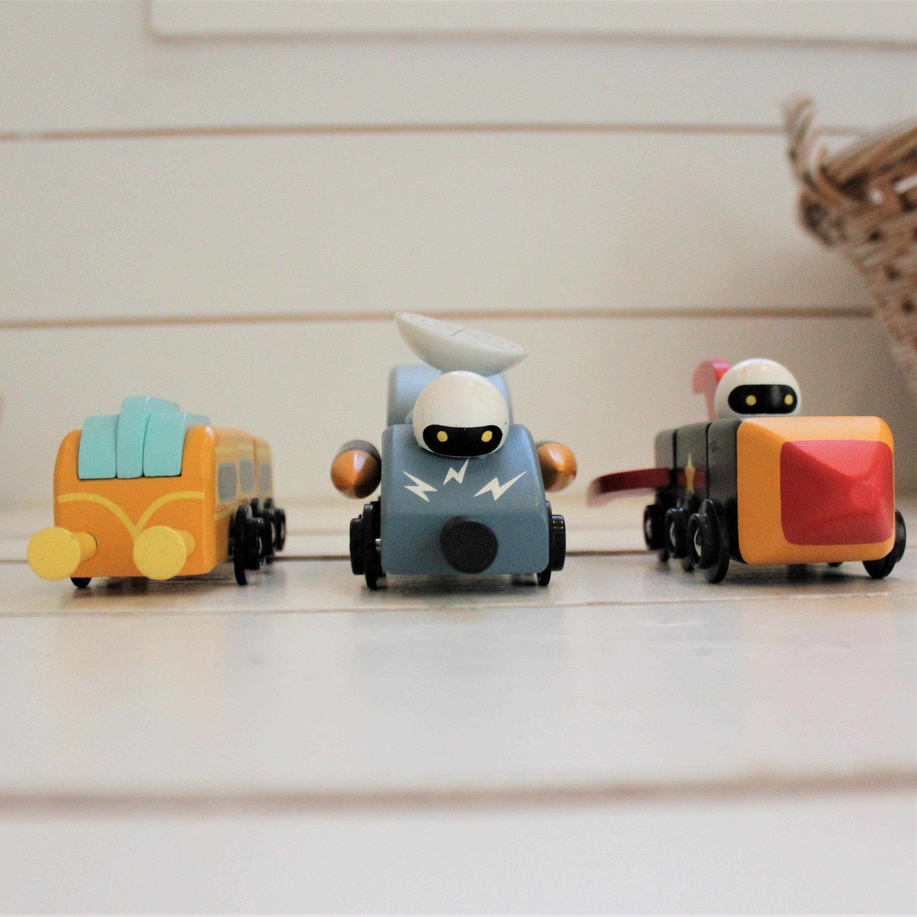 Space Race Wooden Construction Set - Image 9
