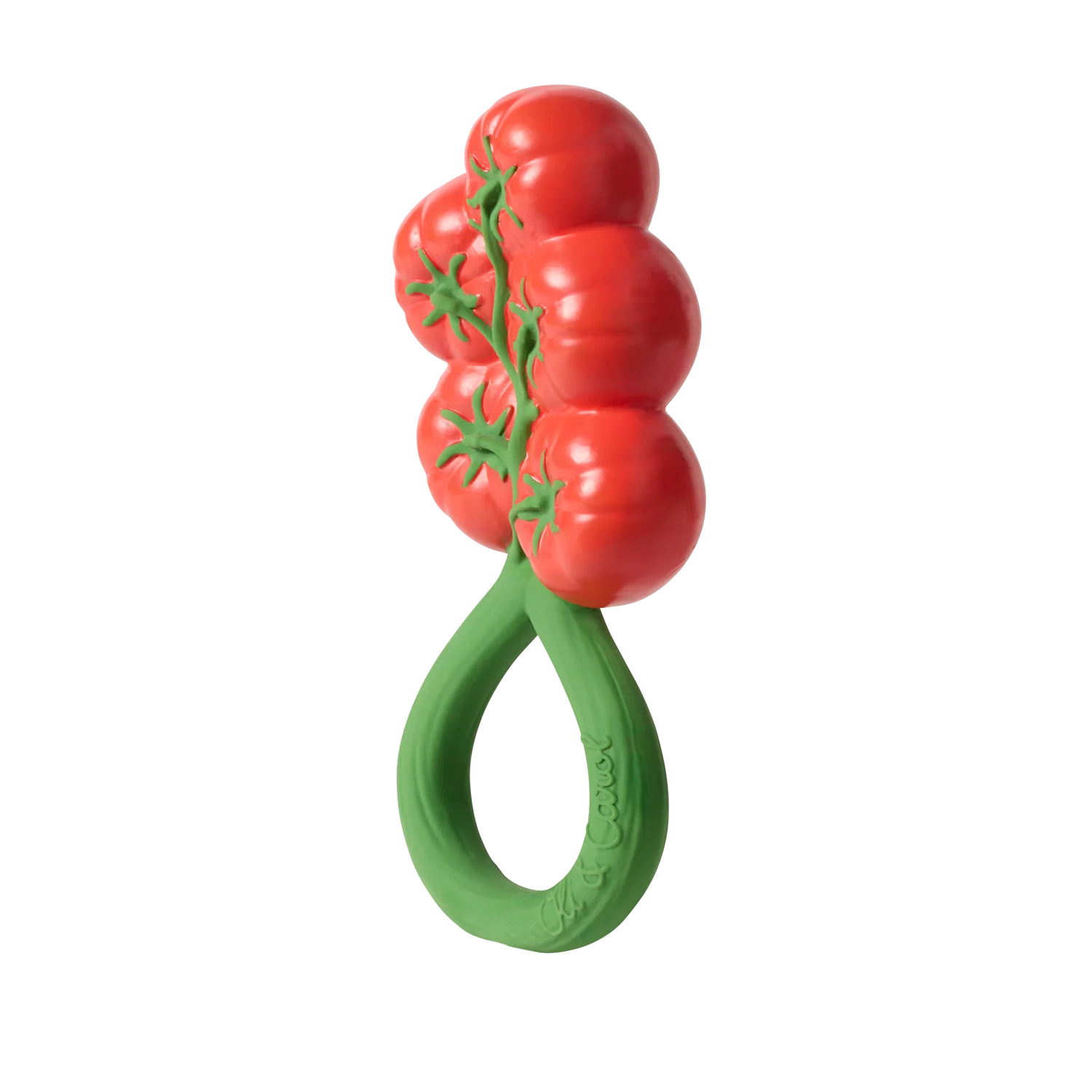 Tomato Natural Rubber Rattle Teether - Image 7