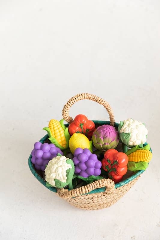 Tomato Natural Rubber Rattle Teether - Image 9