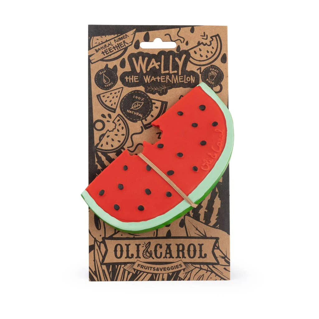 Watermelon Natural Rubber Baby Teether - Image 3