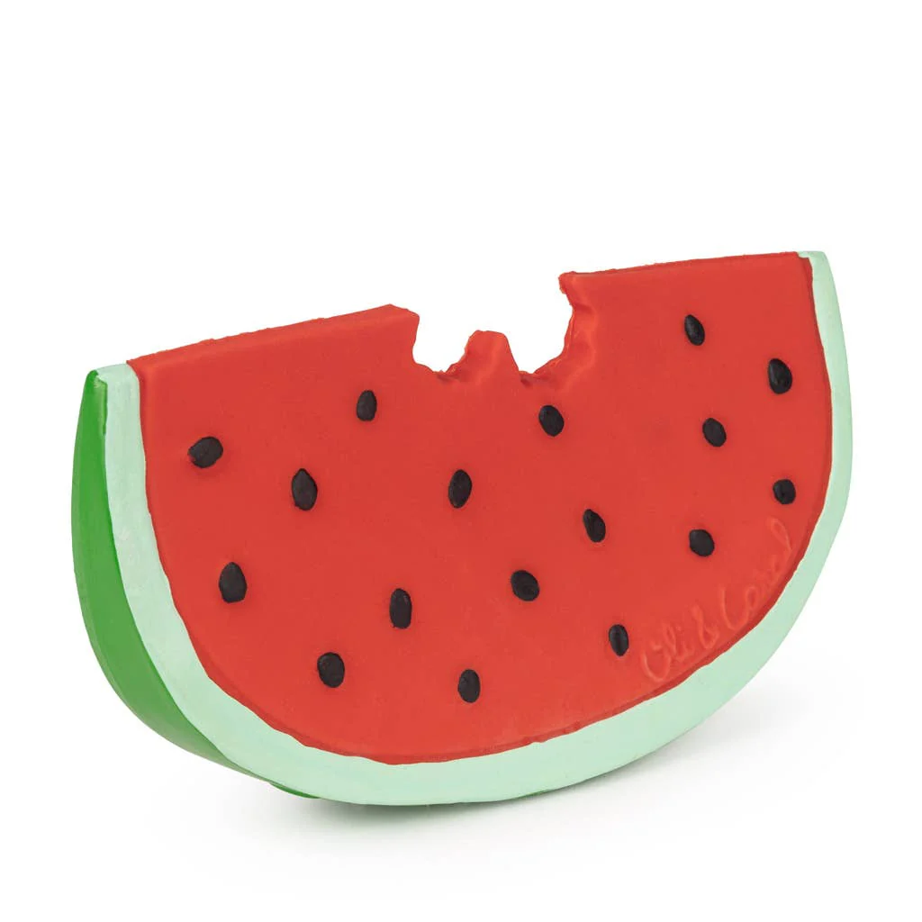 Watermelon Natural Rubber Baby Teether - Image 4