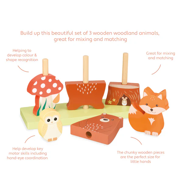 Woodland Stacking Toy - Image 4