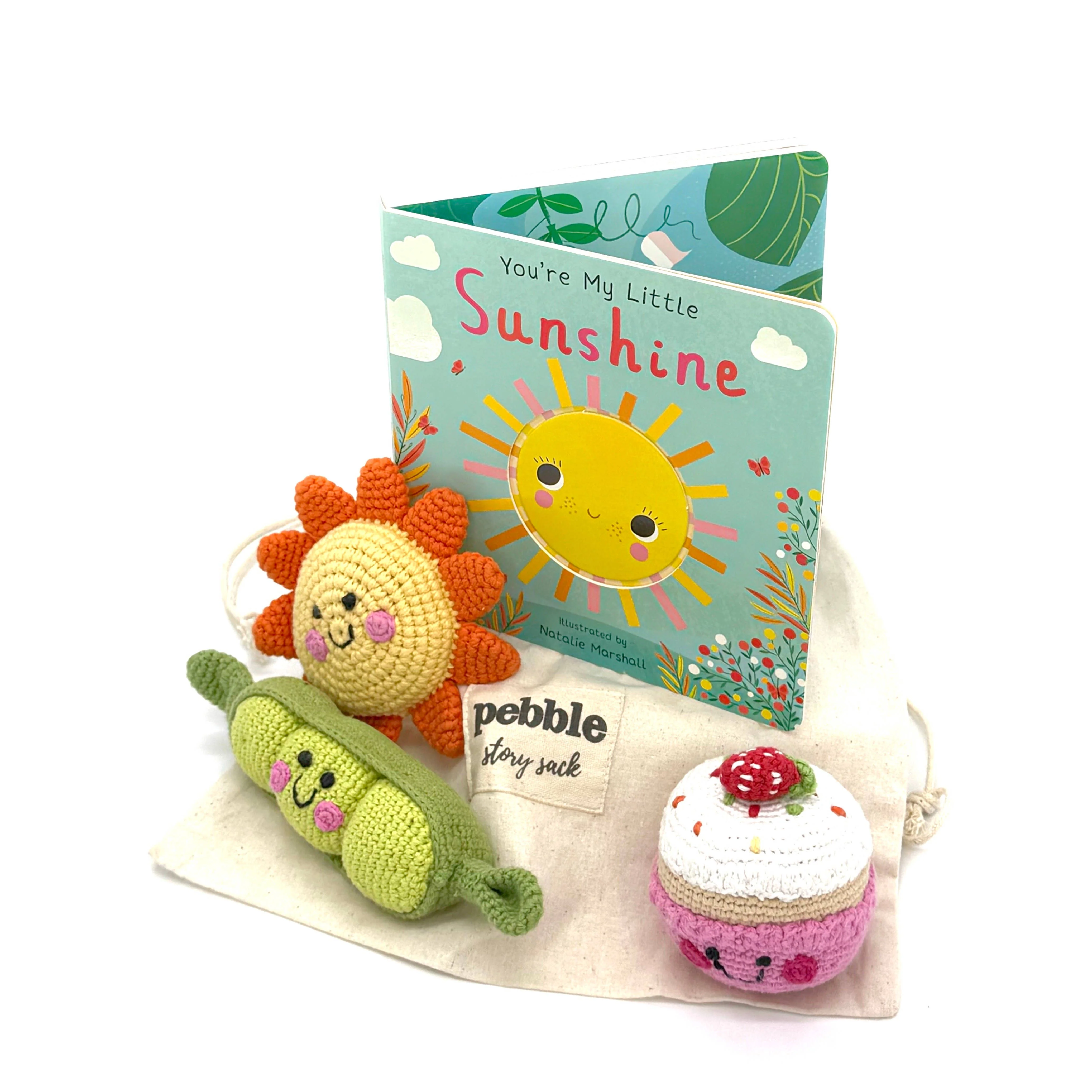 You’re My Little Sunshine – Handmade Fairtrade Story Sack - Image 4